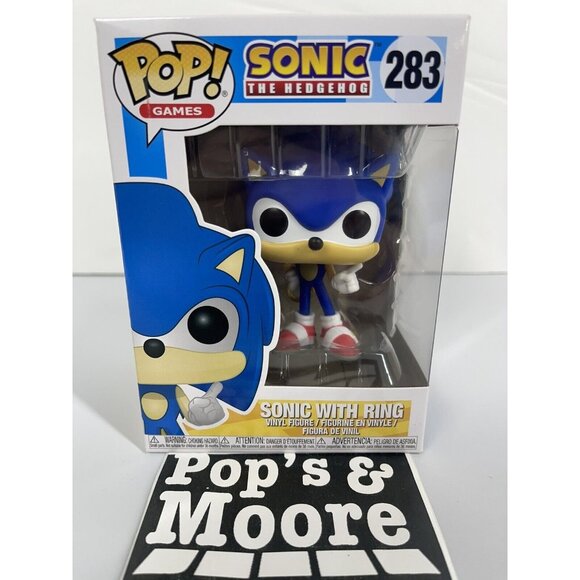 Funko Pop! Sonic The Hedgehog: Sonic With Ring 283 Vinyl Figure Brand New - Picture 2 of 7